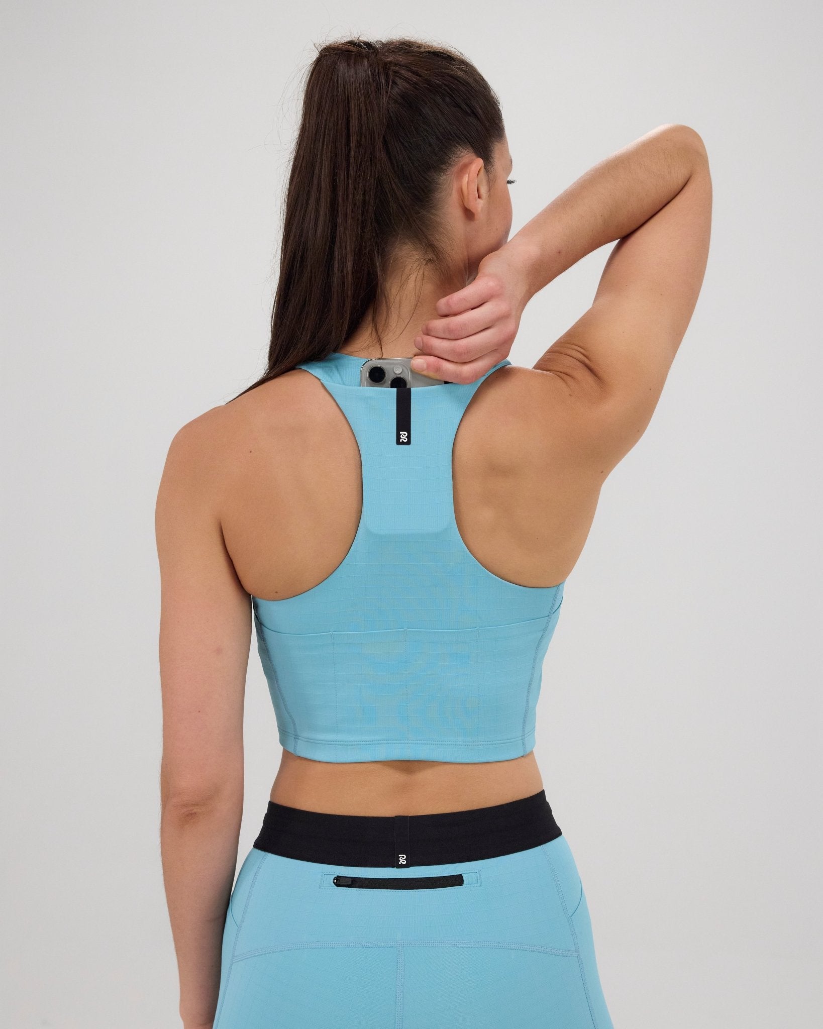 Bandit Gridlock™ Race Crop - Vintage Blue - Interval Running