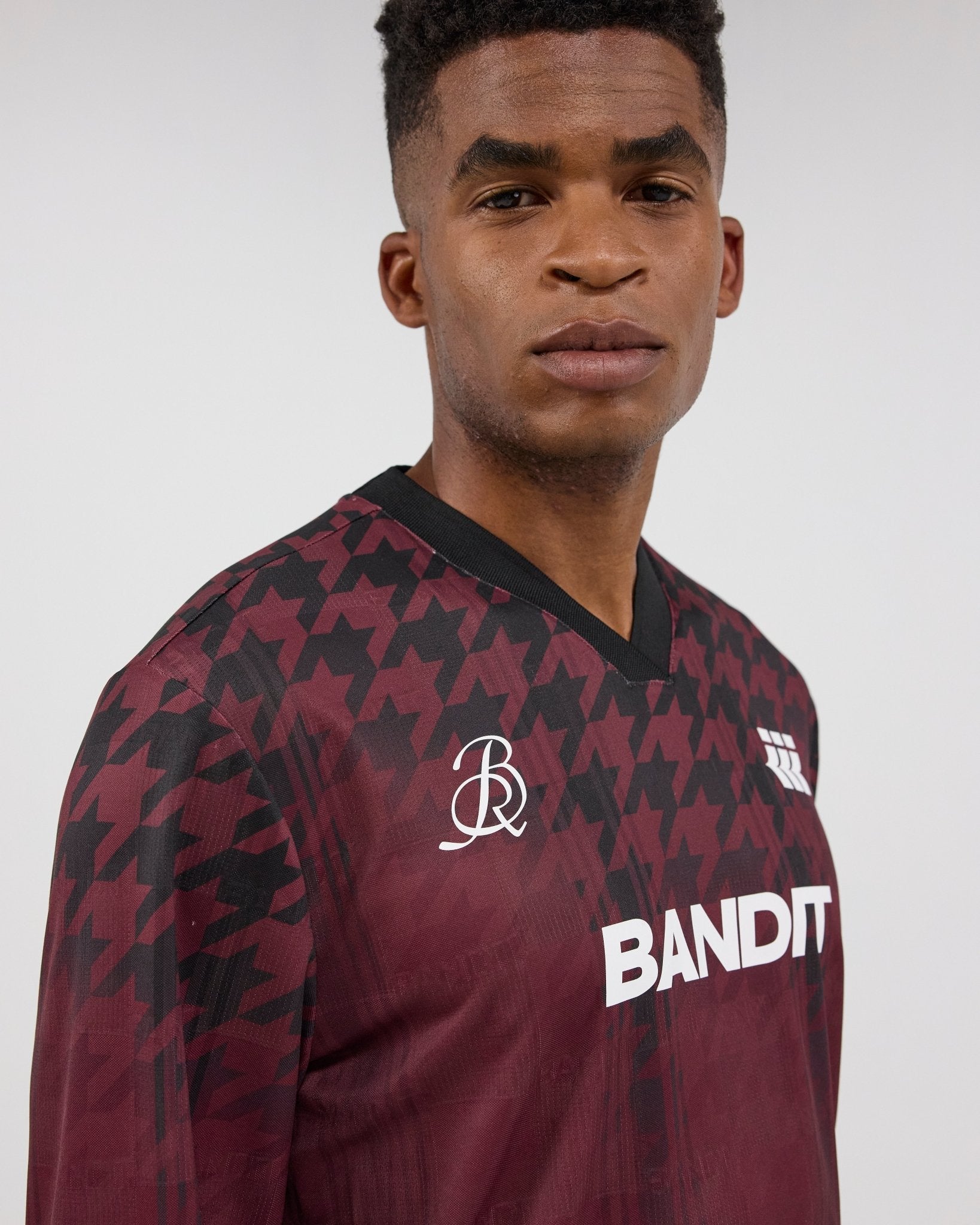 Bandit Jacquard Footy - Run Long Sleeve - Fig Print - Interval Running