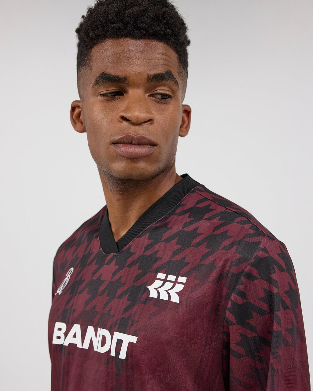 Bandit Jacquard Footy - Run Long Sleeve - Fig Print - Interval Running