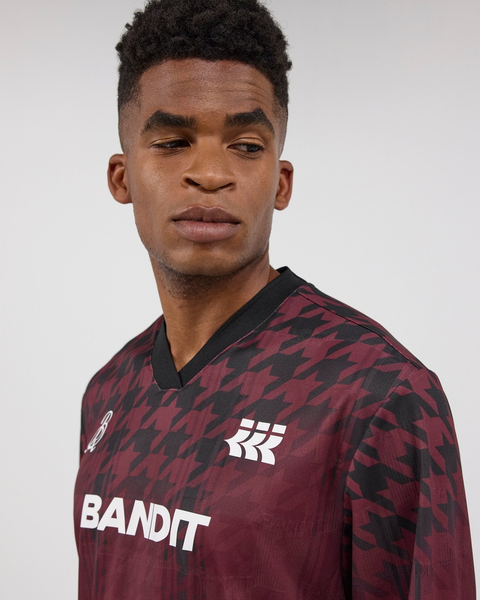 Bandit Jacquard Footy - Run Long Sleeve - Fig Print - Interval Running