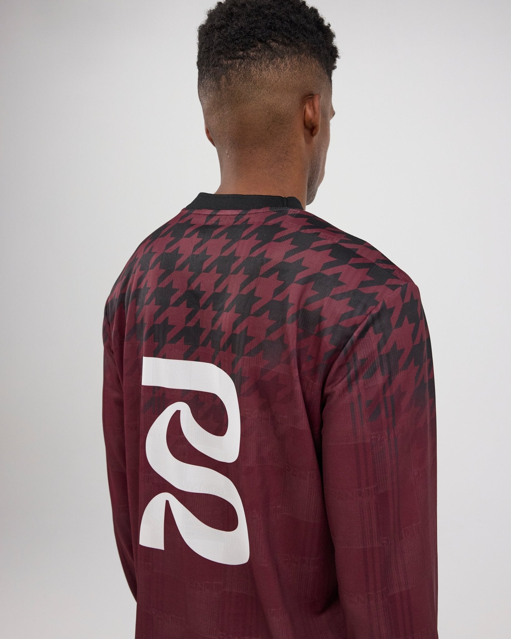 Bandit Jacquard Footy - Run Long Sleeve - Fig Print - Interval Running