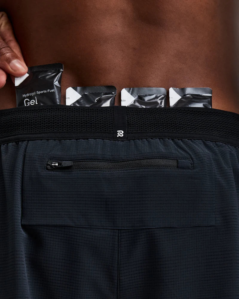 Bandit Men's CoolGrid™ 2-in-1 Run Short - Black - Interval Running
