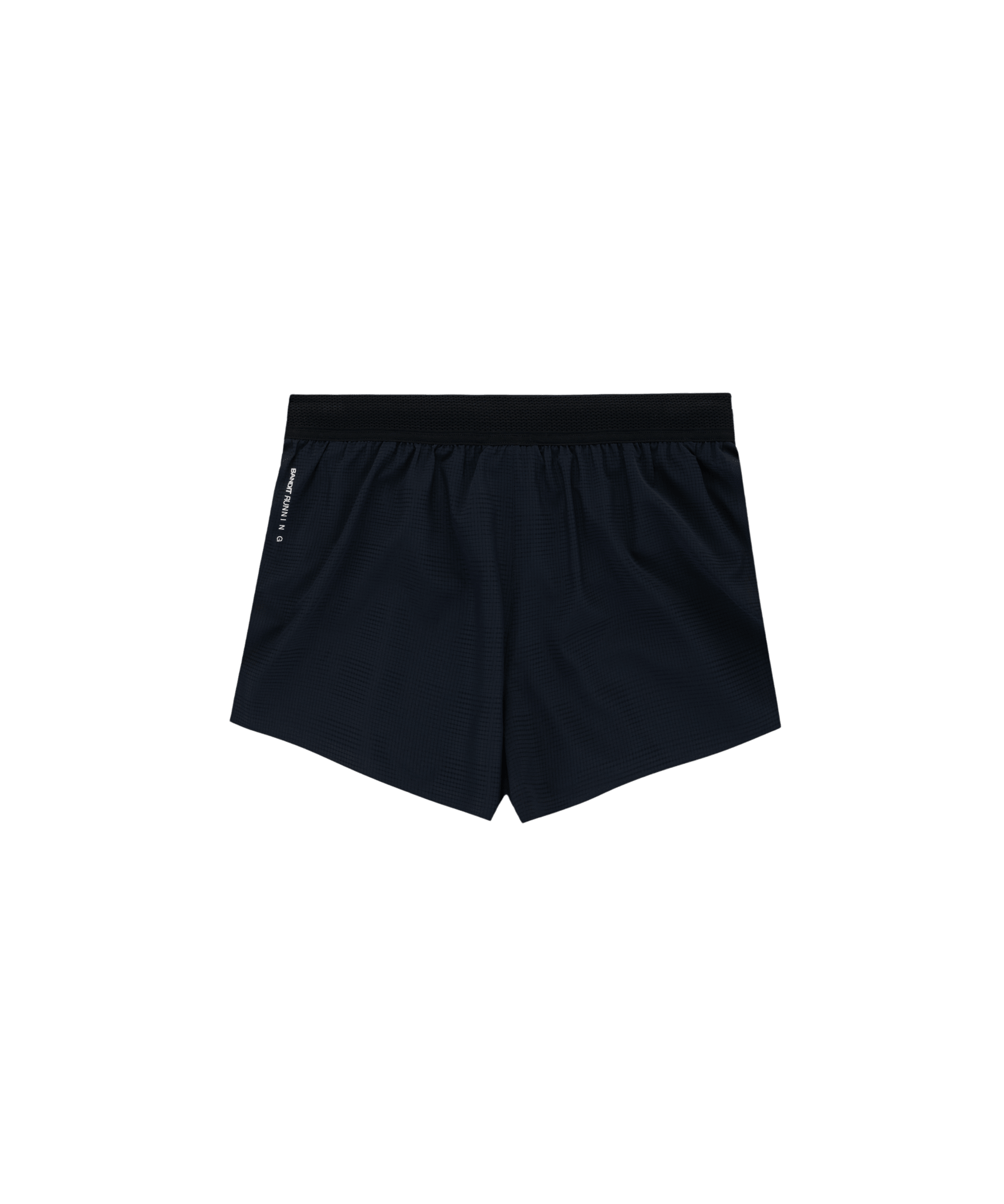 Bandit Men's CoolGrid™ 3" Split Short - Black - Interval Running