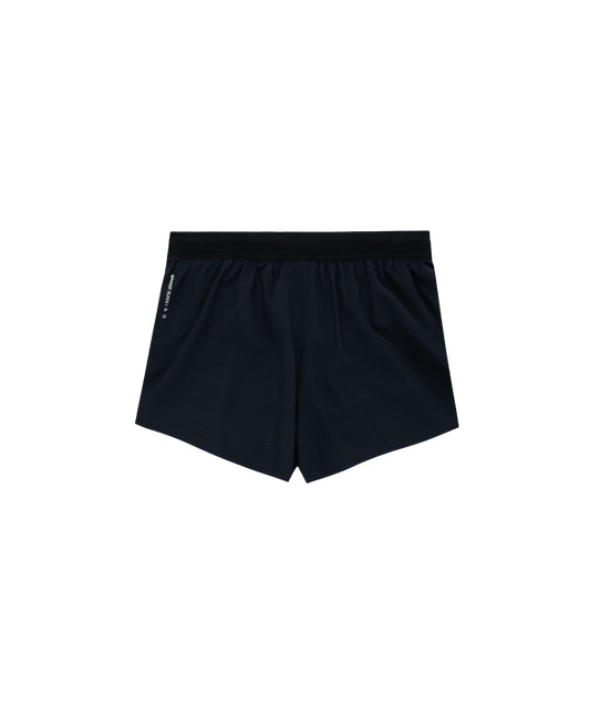 Bandit Men's CoolGrid™ 3" Split Short - Black - Interval Running