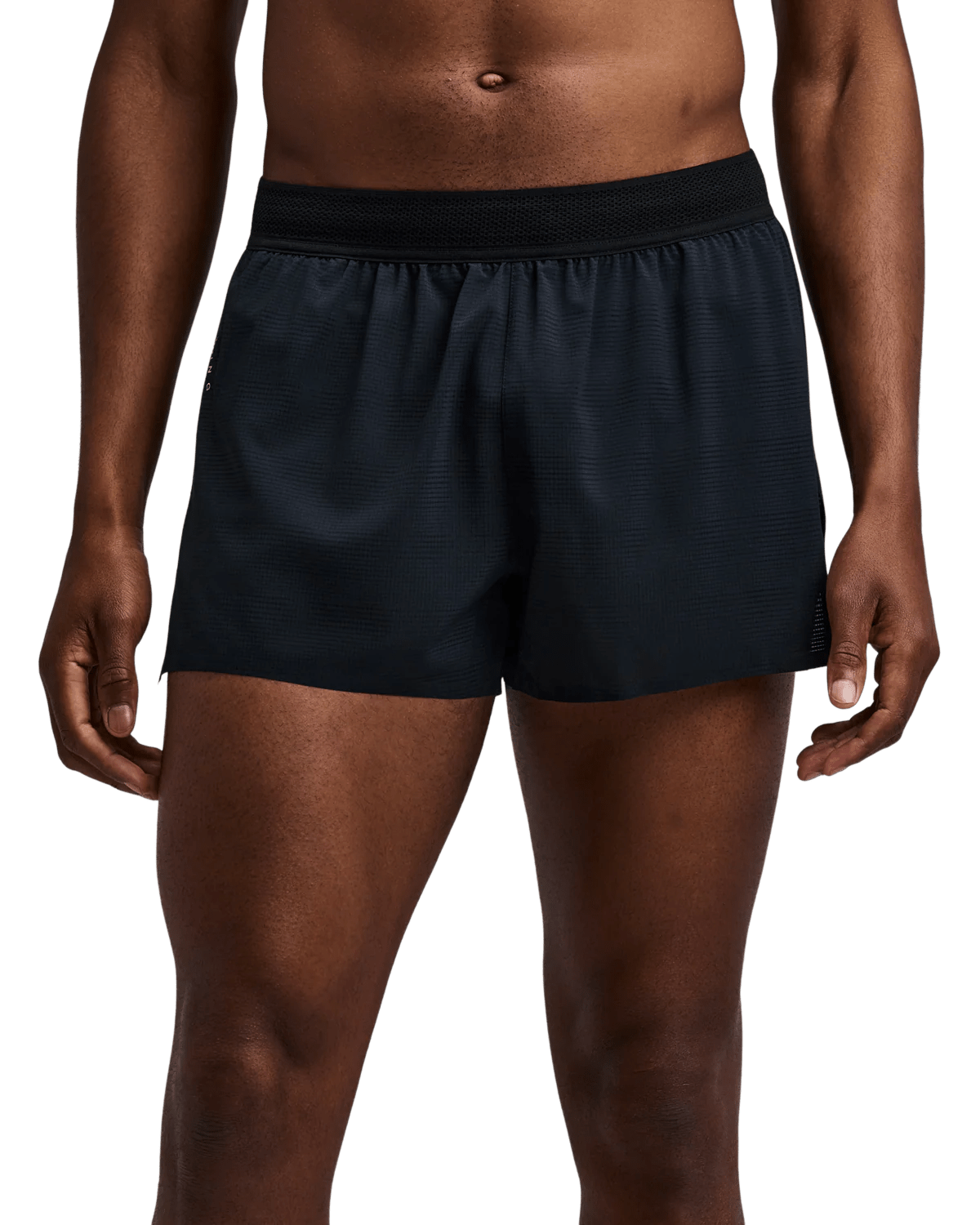 Bandit Men's CoolGrid™ 3" Split Short - Black - Interval Running