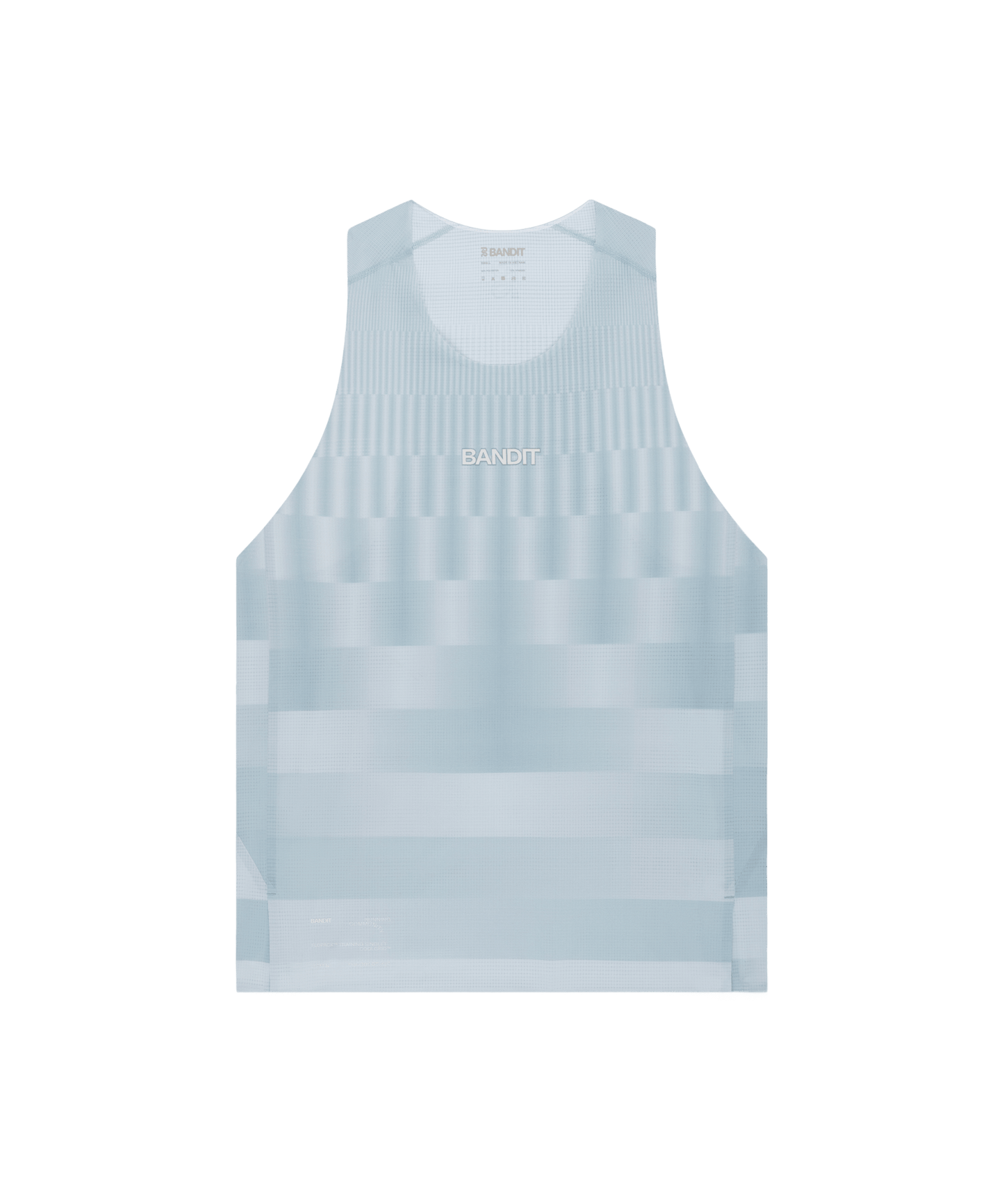 Bandit Men's CoolGrid™ Training Singlet with Flopack™ - Growing Grid - Lagoon / Mist - Interval Running