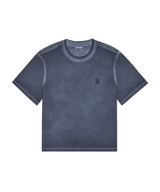 Bandit Men's FrioSoft™ Performance Box Tee - Anthracite SaltFade™ - Interval Running
