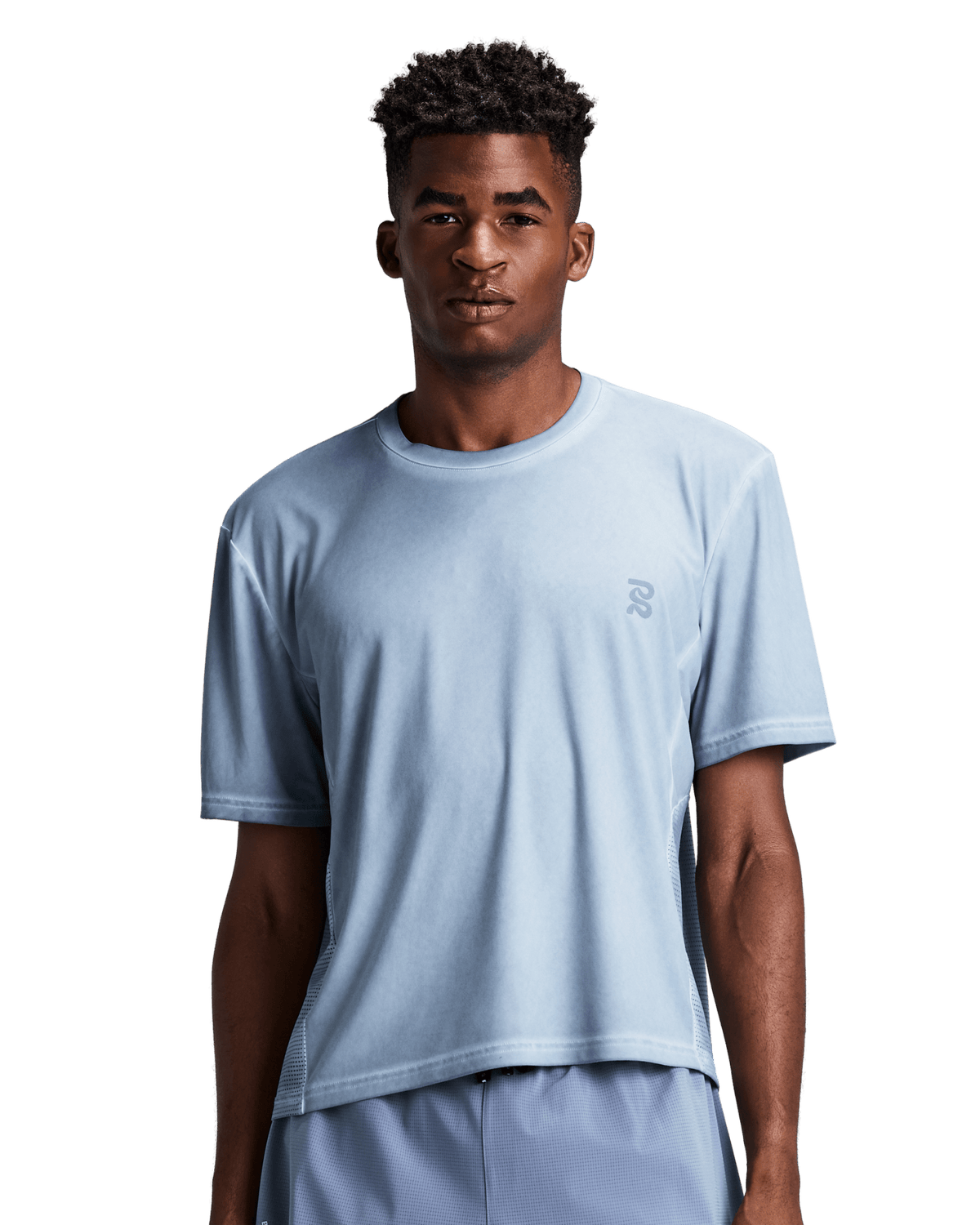 Bandit Men's FrioSoft™ Performance Box Tee – Pavilion Blue - Interval Running