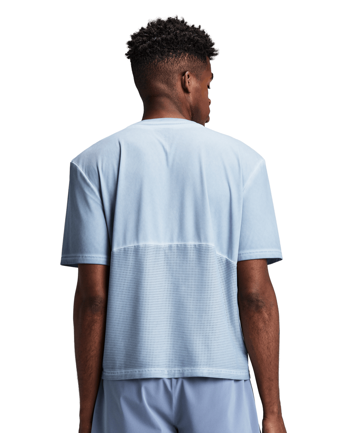 Bandit Men's FrioSoft™ Performance Box Tee – Pavilion Blue - Interval Running