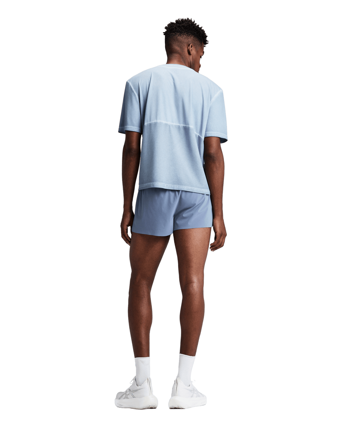 Bandit Men's FrioSoft™ Performance Box Tee – Pavilion Blue - Interval Running