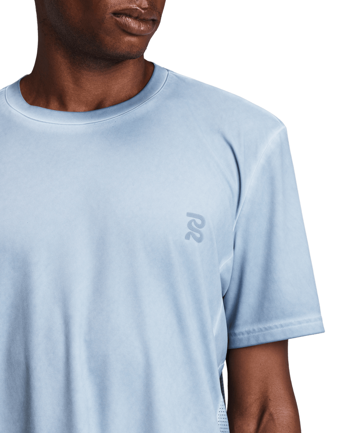 Bandit Men's FrioSoft™ Performance Box Tee – Pavilion Blue - Interval Running