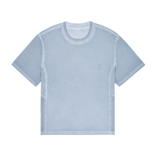 Bandit Men's FrioSoft™ Performance Box Tee – Pavilion Blue - Interval Running