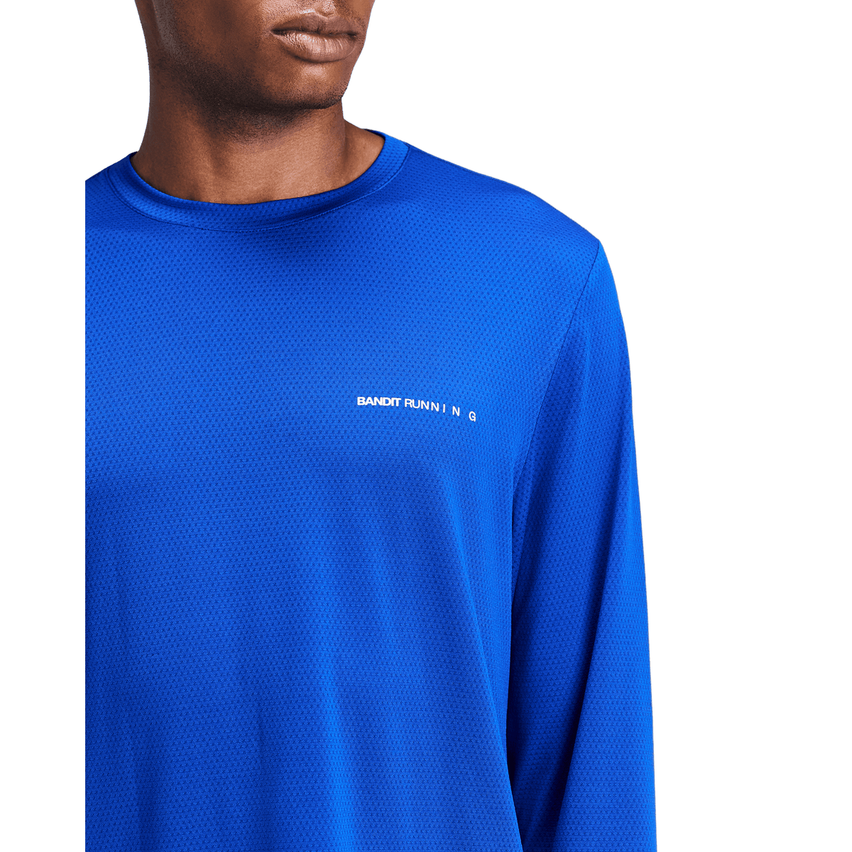 Bandit Men's Micromesh™ Long Sleeve – Bauhaus Blue - Interval Running