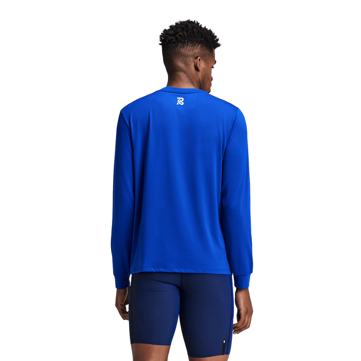 Bandit Men's Micromesh™ Long Sleeve – Bauhaus Blue - Interval Running