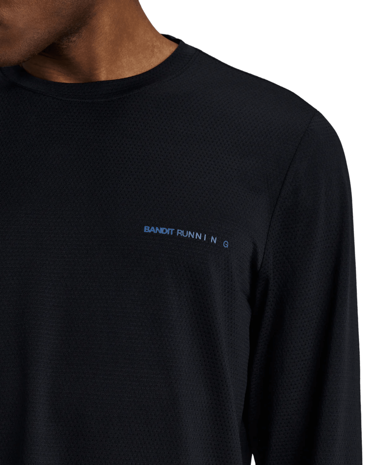 Bandit Men's Micromesh™ Long Sleeve – Black - Interval Running