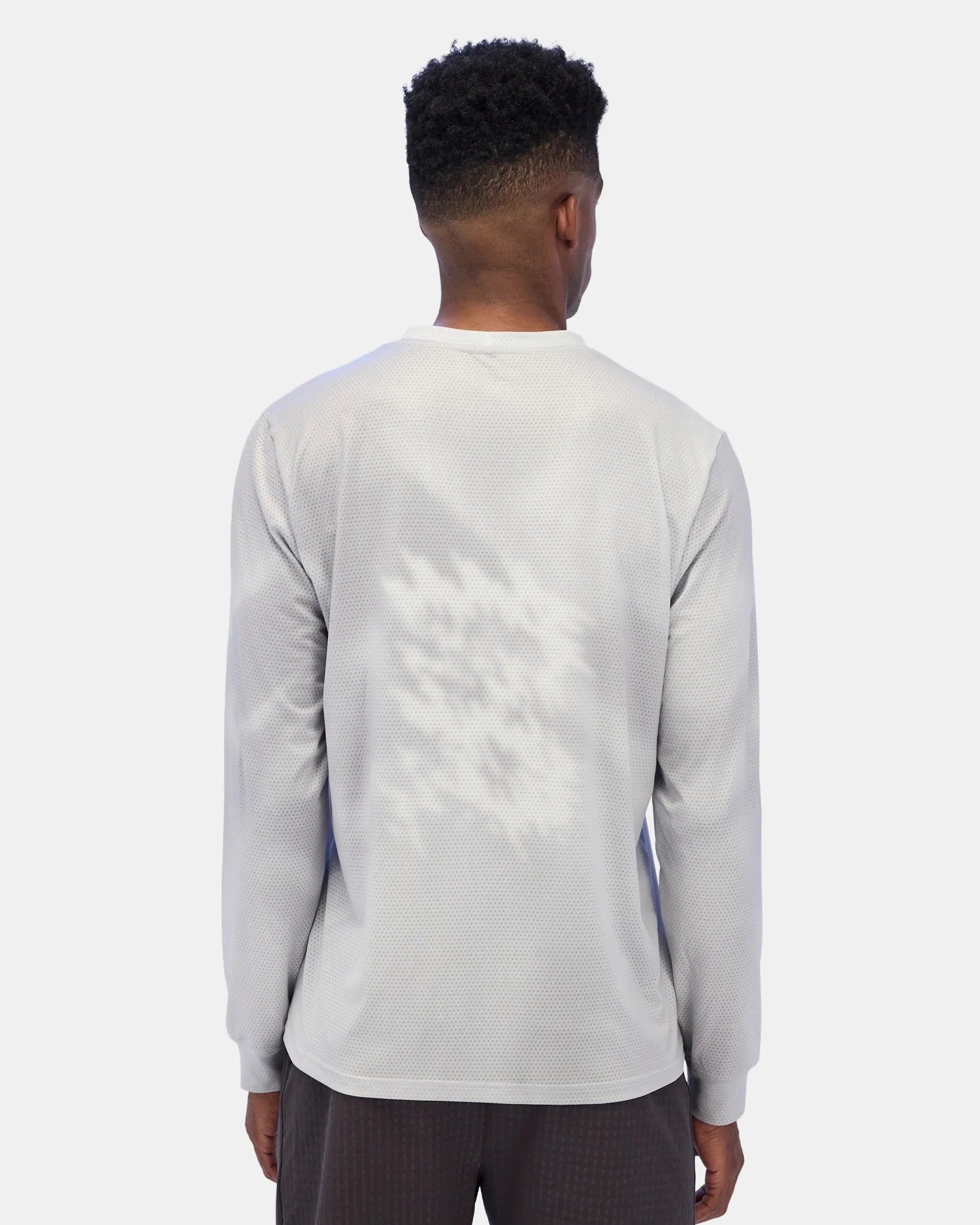 Bandit Men's Micromesh™ Long Sleeve Tee - Ash Gradient - Interval Running