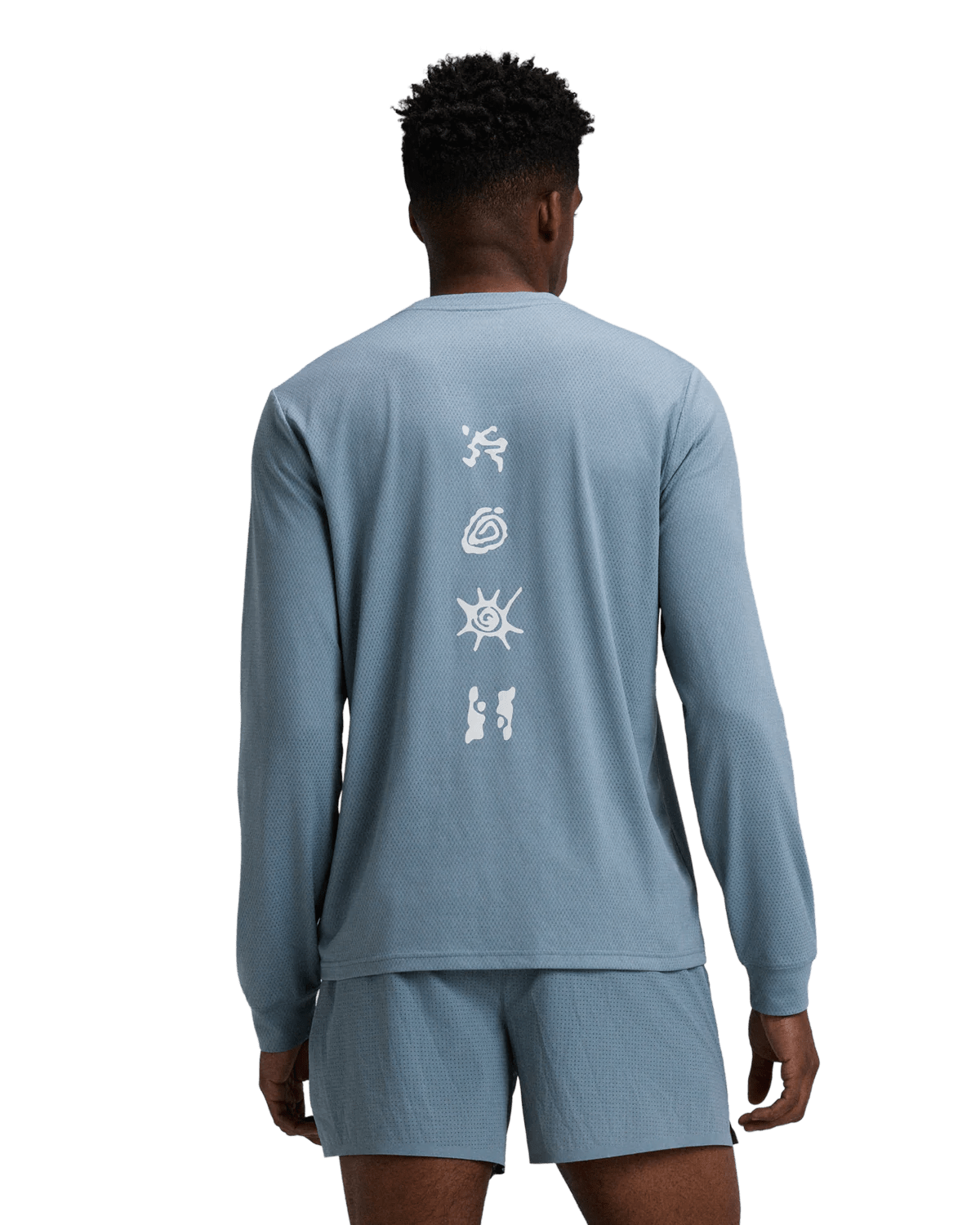 Bandit Men's Micromesh™ Long Sleeve – Tranquil Blue - Interval Running