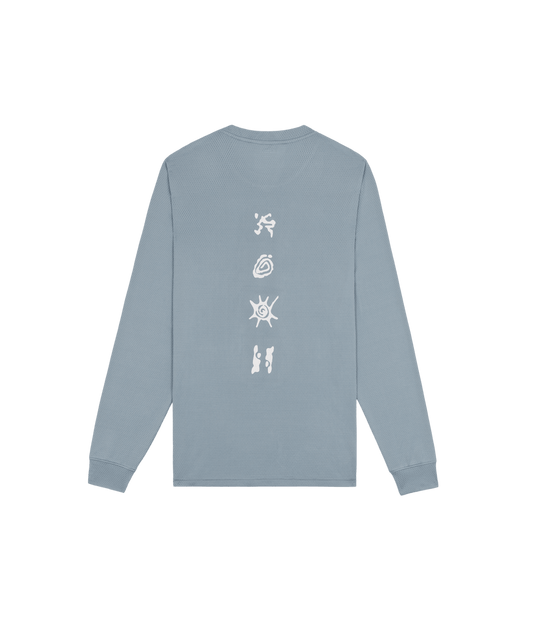 Bandit Men's Micromesh™ Long Sleeve – Tranquil Blue - Interval Running