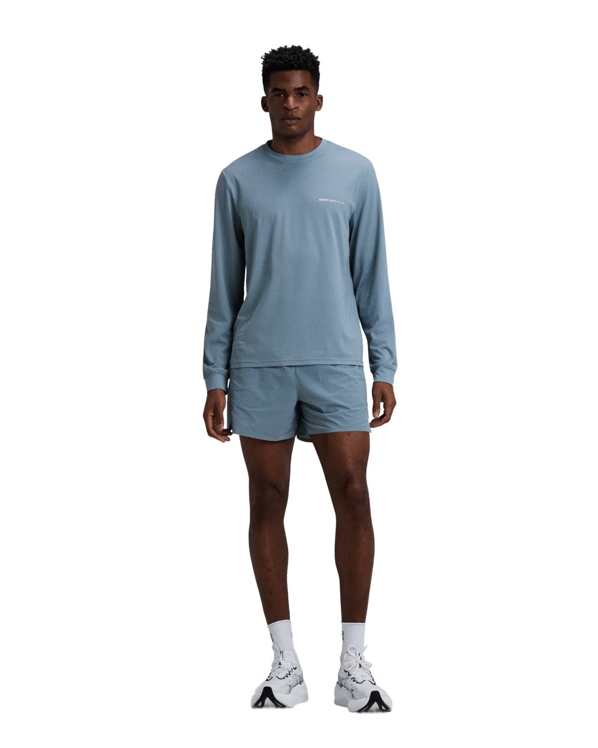 Bandit Men's Micromesh™ Long Sleeve – Tranquil Blue - Interval Running