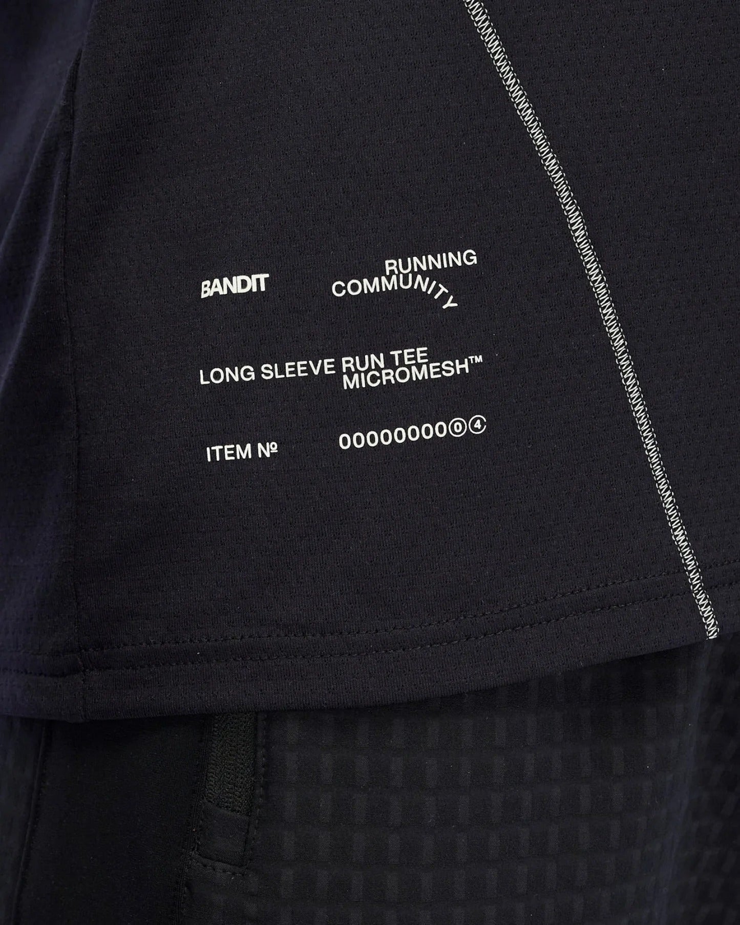 Bandit Men's Micromesh™ Reflecto Stitch™ Long Sleeve Tee - Black - Interval Running