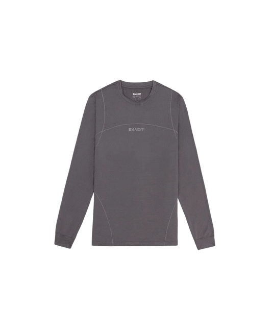 Bandit Men's Micromesh™ Reflecto Stitch™ Long Sleeve Tee - Haze - Interval Running