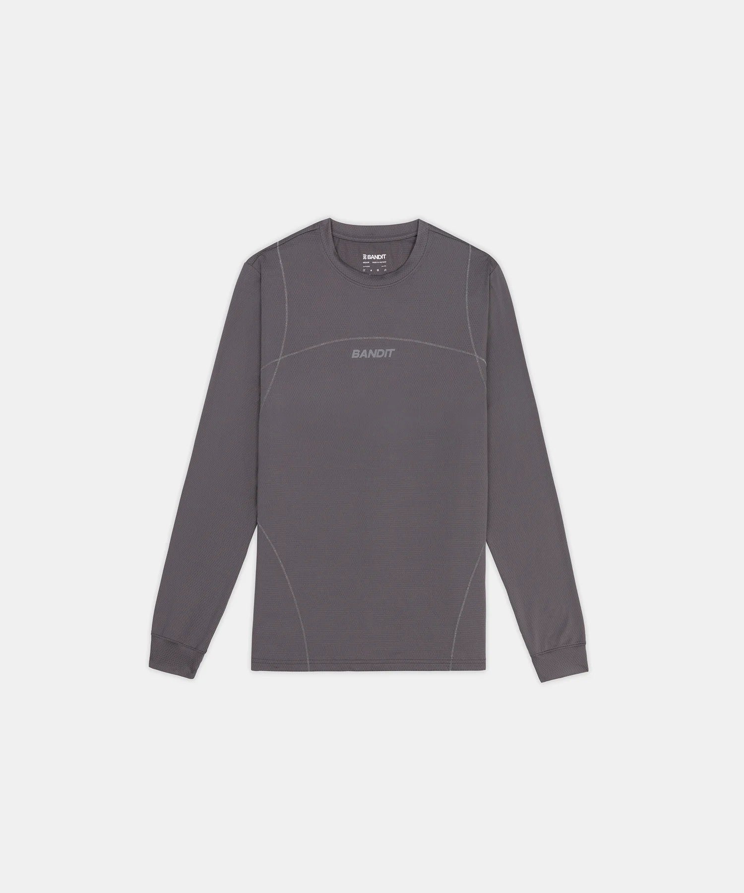 Bandit Men's Micromesh™ Reflecto Stitch™ Long Sleeve Tee - Haze - Interval Running