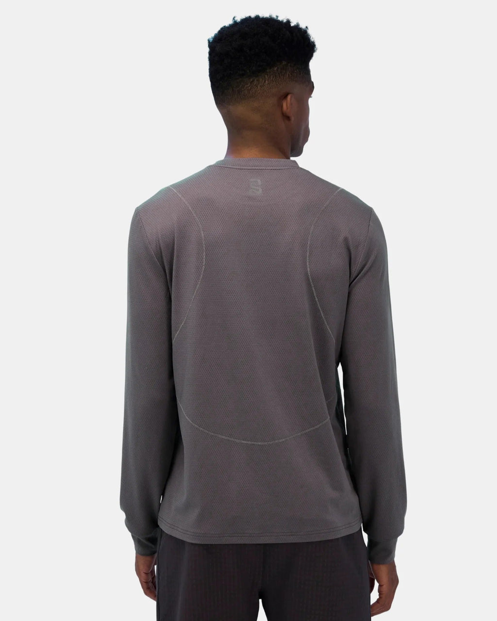 Bandit Men's Micromesh™ Reflecto Stitch™ Long Sleeve Tee - Haze - Interval Running