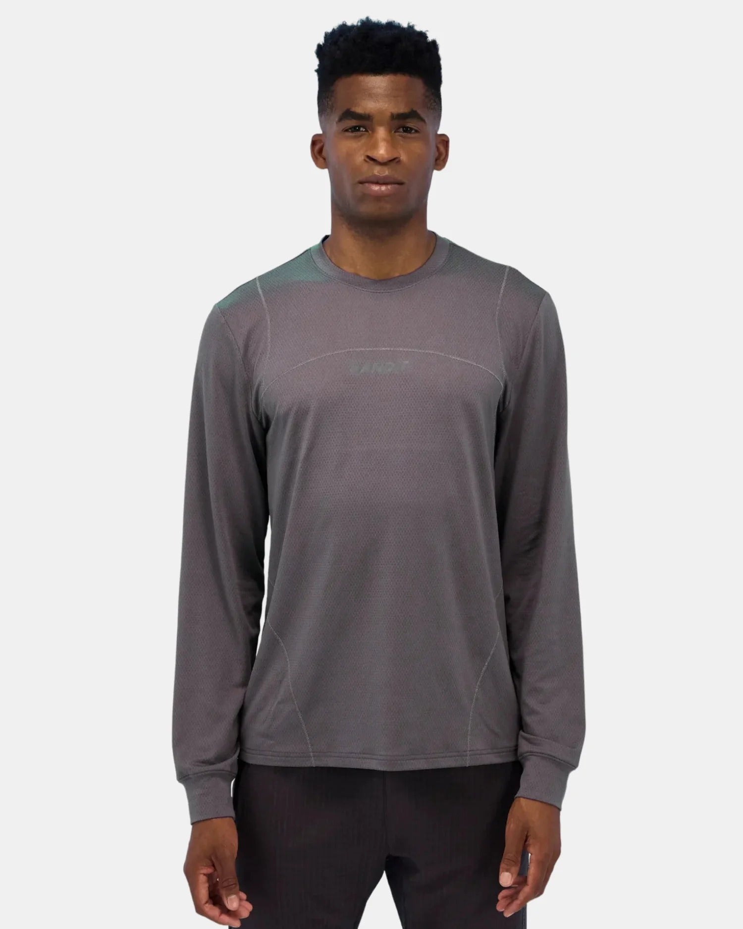 Bandit Men's Micromesh™ Reflecto Stitch™ Long Sleeve Tee - Haze - Interval Running