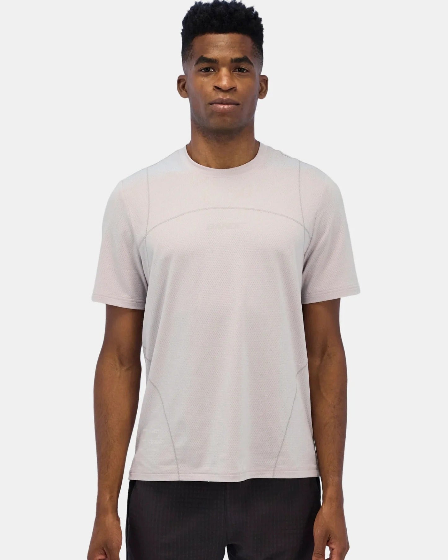 Bandit Men's Micromesh™ Reflecto Stitch™ Run Tee - Ash - Interval Running