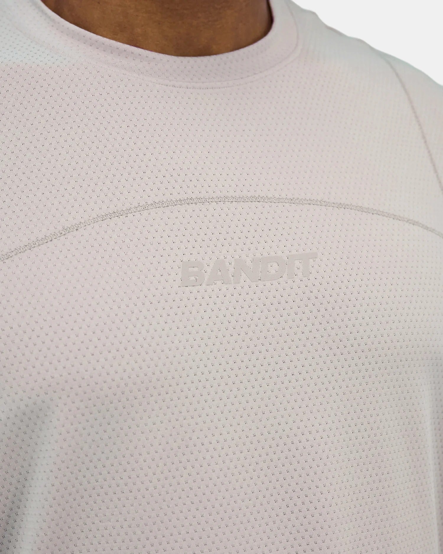 Bandit Men's Micromesh™ Reflecto Stitch™ Run Tee - Ash - Interval Running