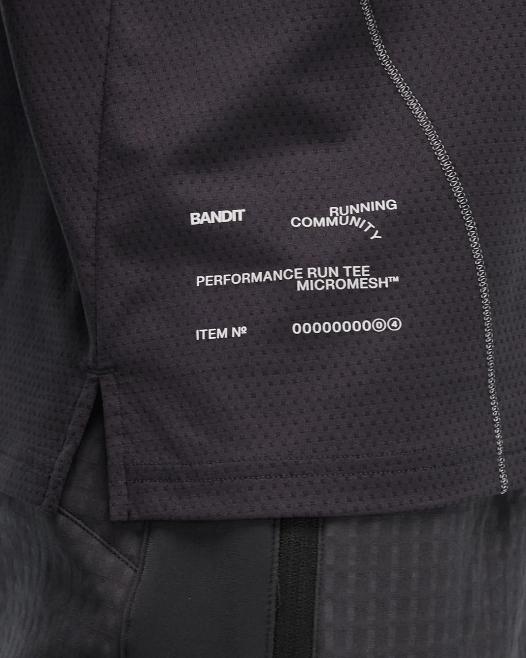 Bandit Men's Micromesh™ Reflecto Stitch™ Run Tee - Shadow - Interval Running