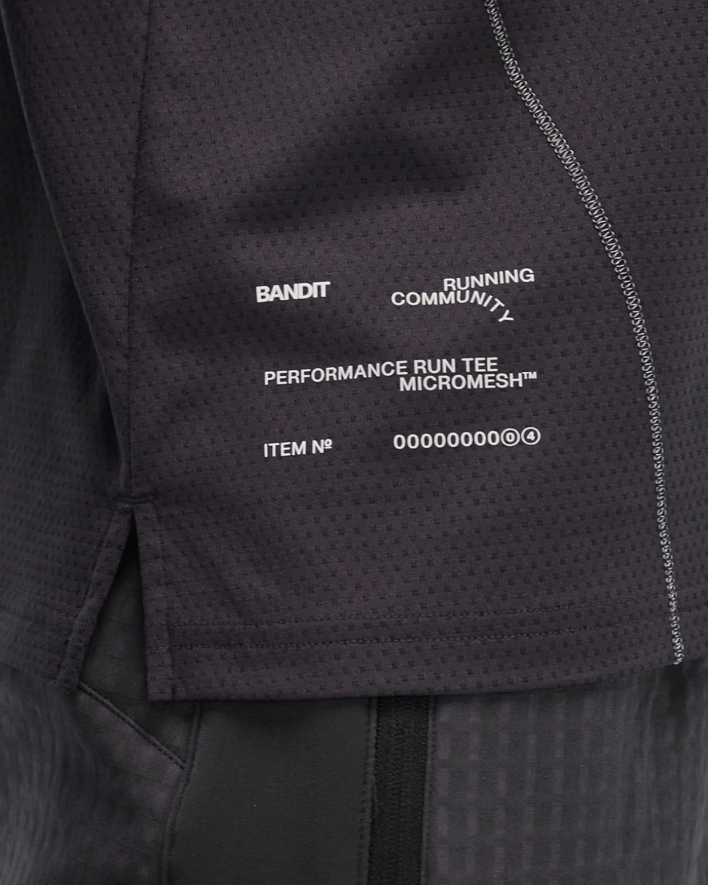 Bandit Men's Micromesh™ Reflecto Stitch™ Run Tee - Shadow - Interval Running