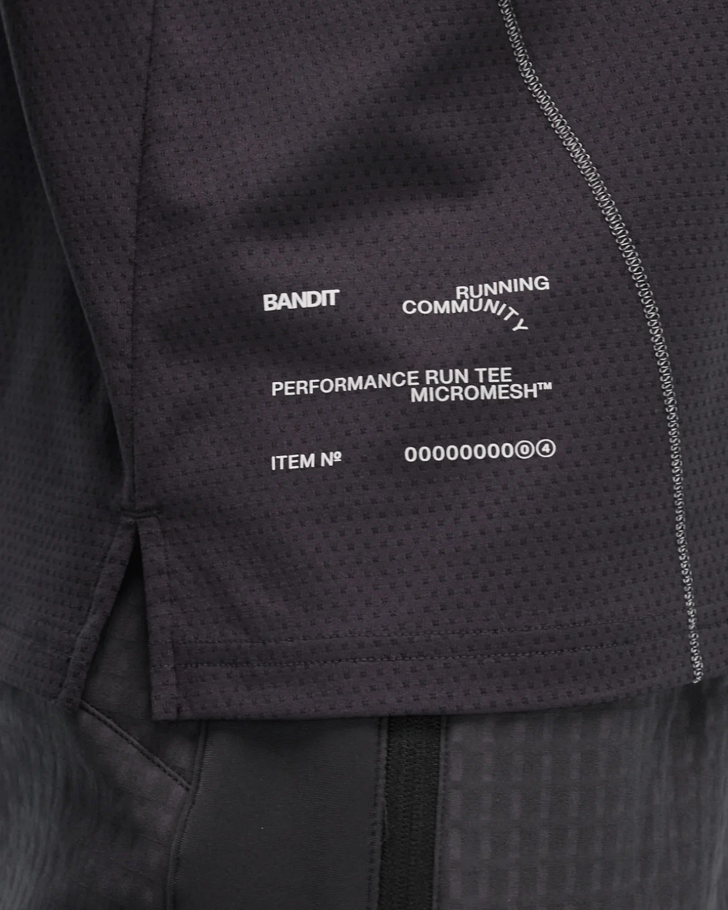 Bandit Men's Micromesh™ Reflecto Stitch™ Run Tee - Shadow - Interval Running