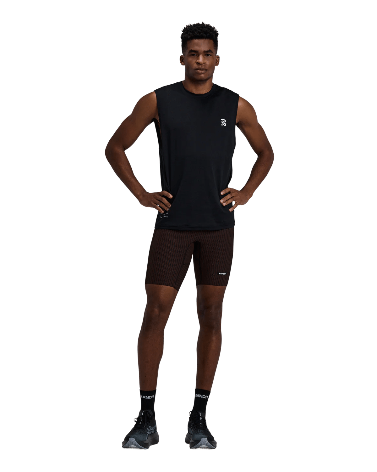 Bandit Men's Micromesh™ Run Tank – Black - Interval Running