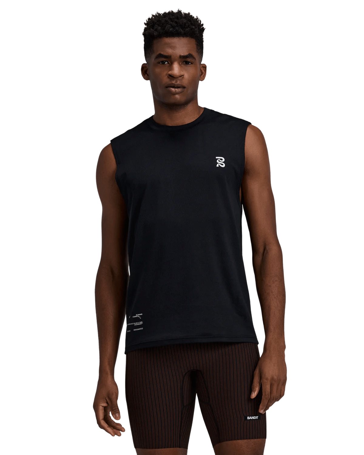 Bandit Men's Micromesh™ Run Tank – Black - Interval Running