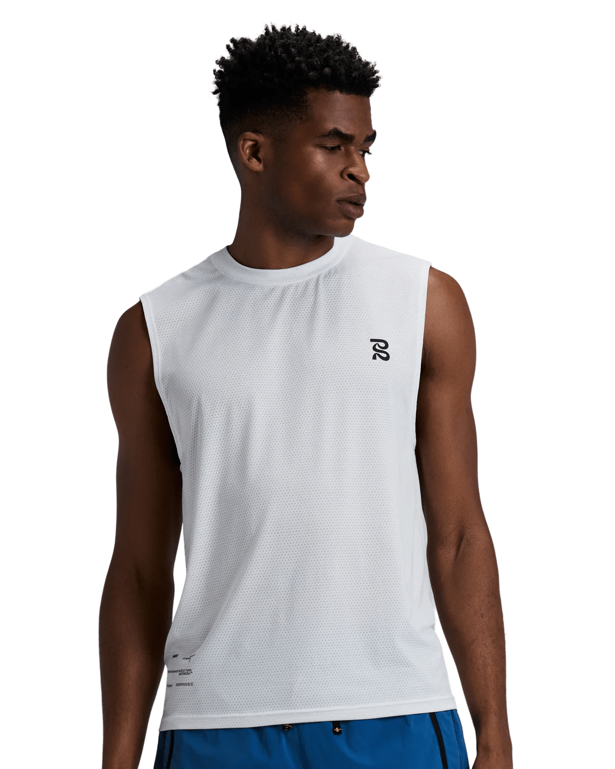 Bandit Men's Micromesh™ Run Tank – White - Interval Running