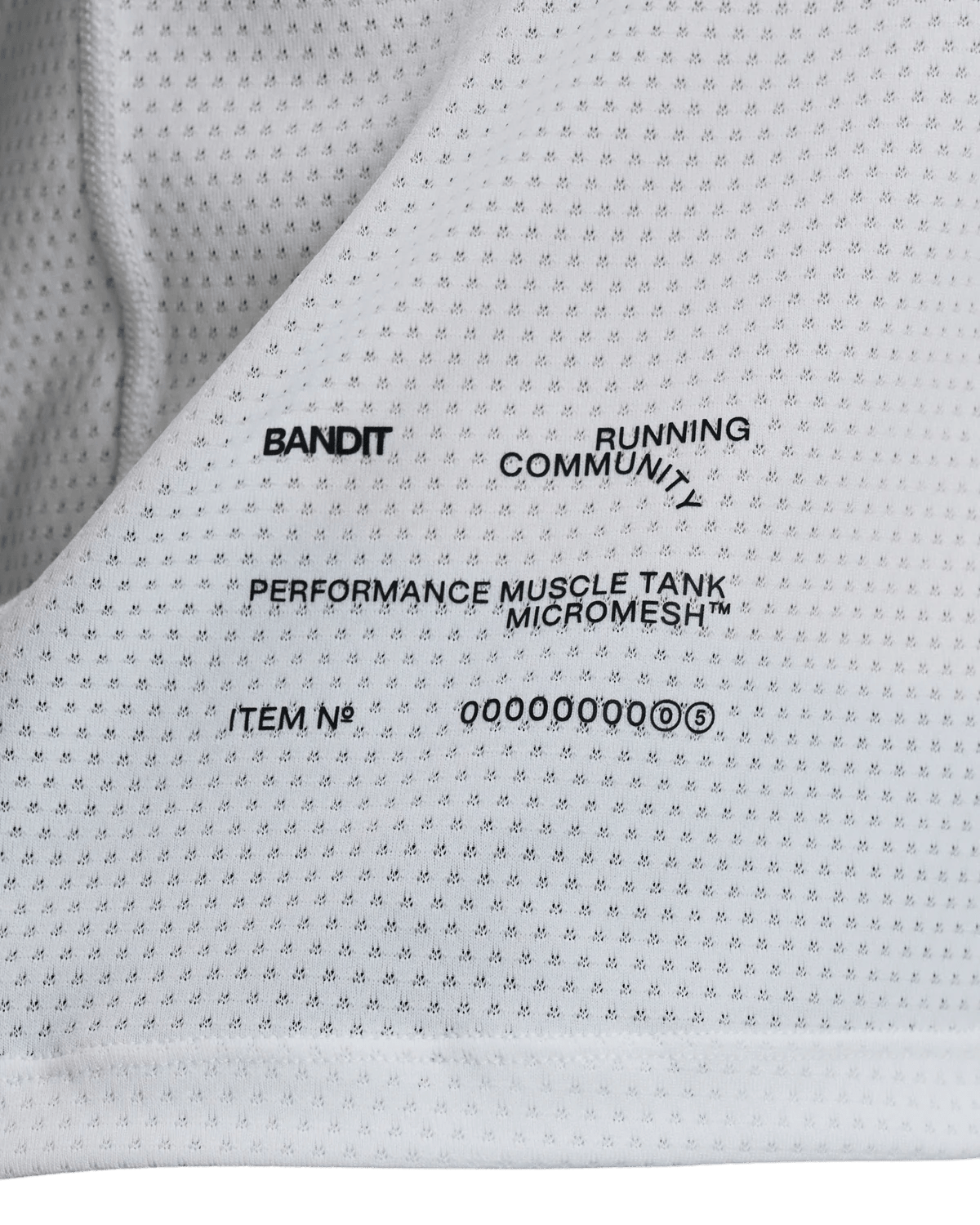 Bandit Men's Micromesh™ Run Tank – White - Interval Running