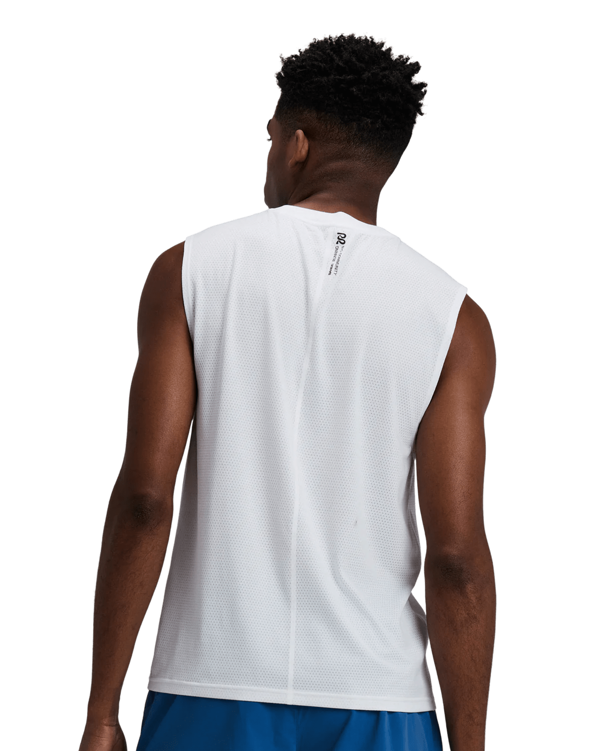 Bandit Men's Micromesh™ Run Tank – White - Interval Running