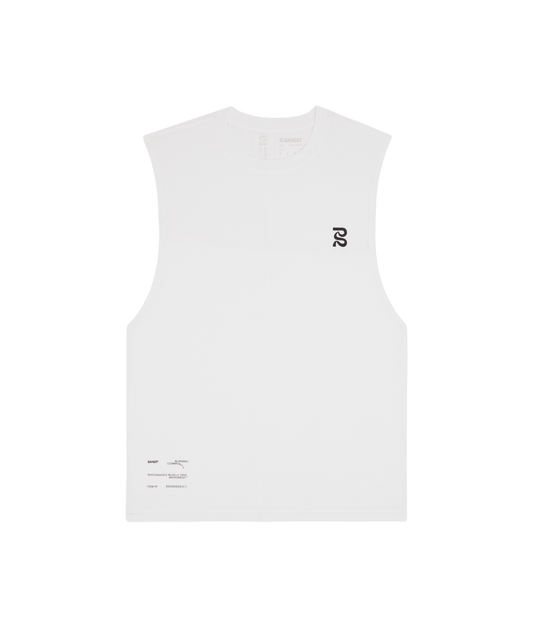 Bandit Men's Micromesh™ Run Tank – White - Interval Running