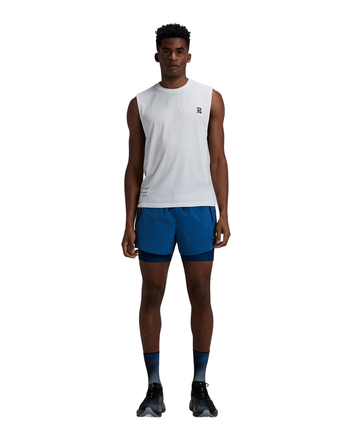 Bandit Men's Micromesh™ Run Tank – White - Interval Running