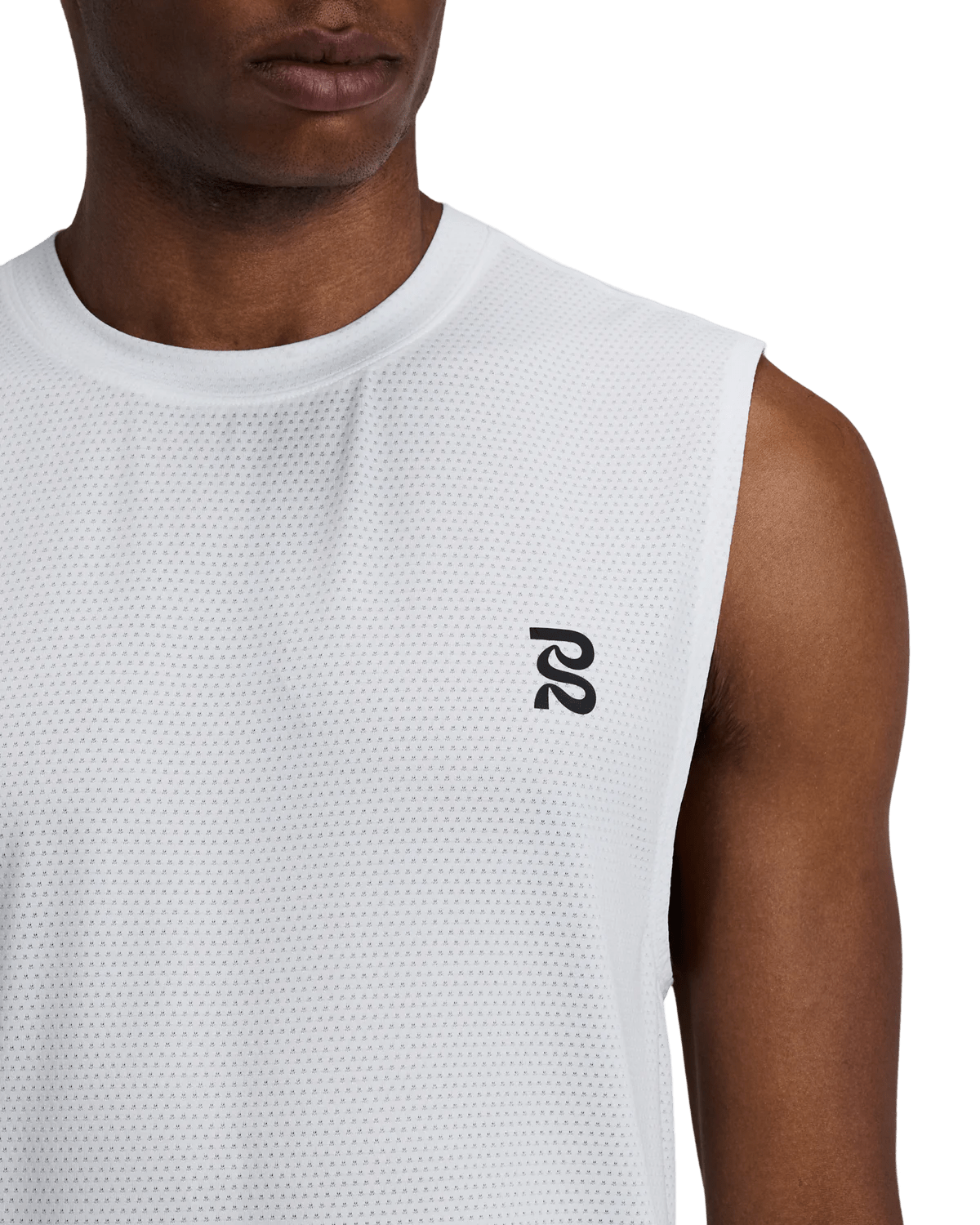 Bandit Men's Micromesh™ Run Tank – White - Interval Running