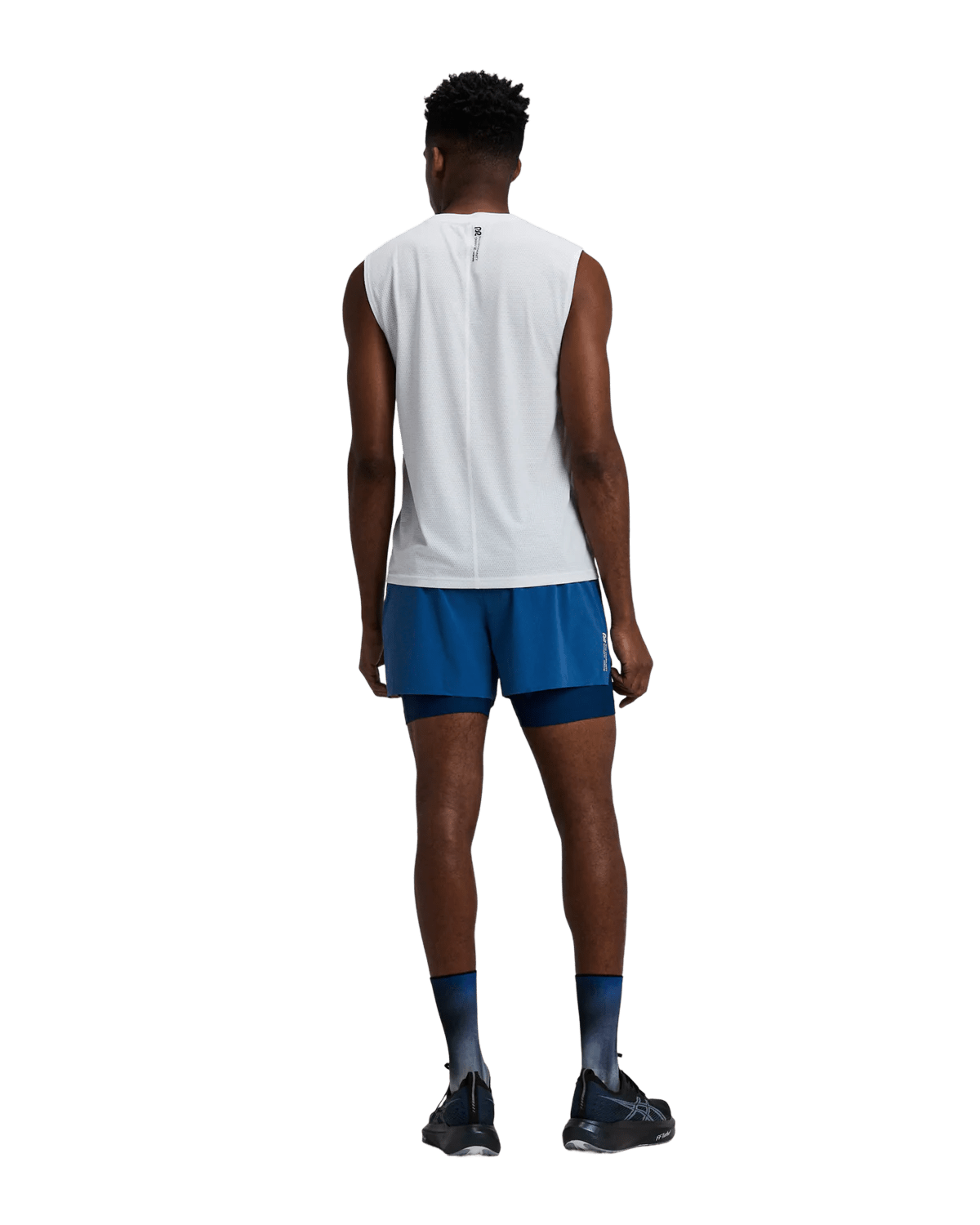 Bandit Men's Micromesh™ Run Tank – White - Interval Running