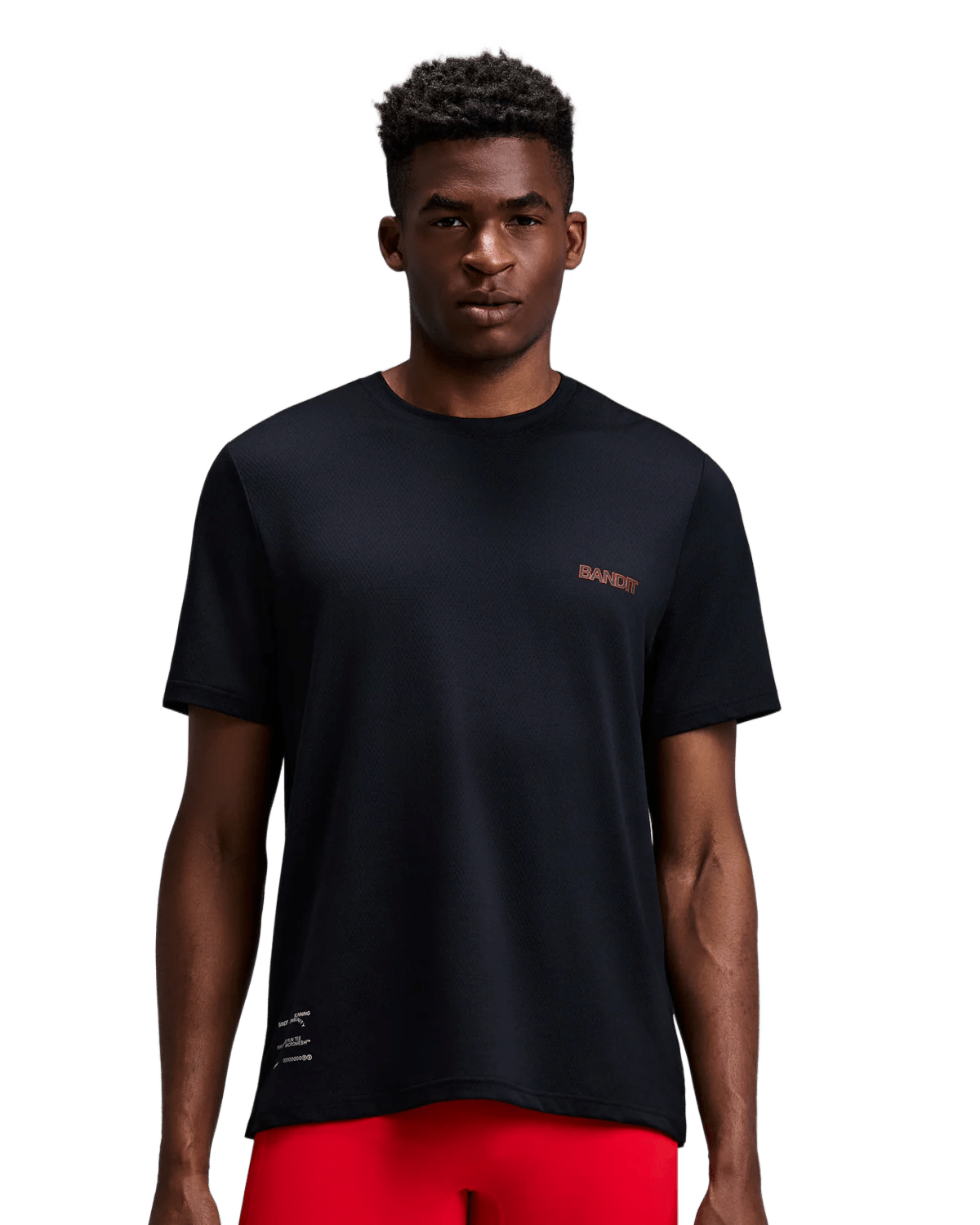 Bandit Men's Micromesh™ Run Tee – Black - Interval Running
