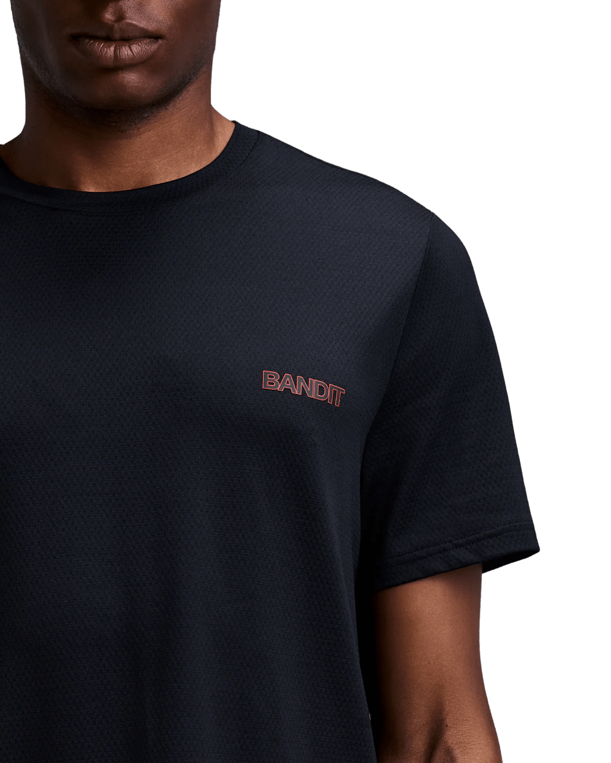 Bandit Men's Micromesh™ Run Tee – Black - Interval Running