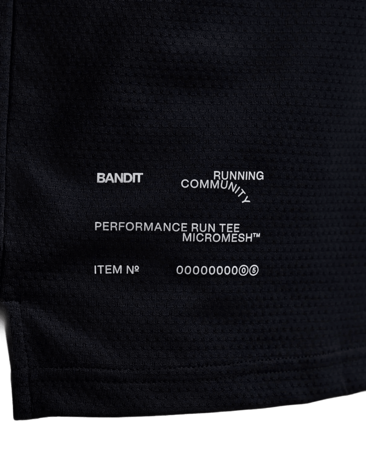 Bandit Men's Micromesh™ Run Tee – Black - Interval Running