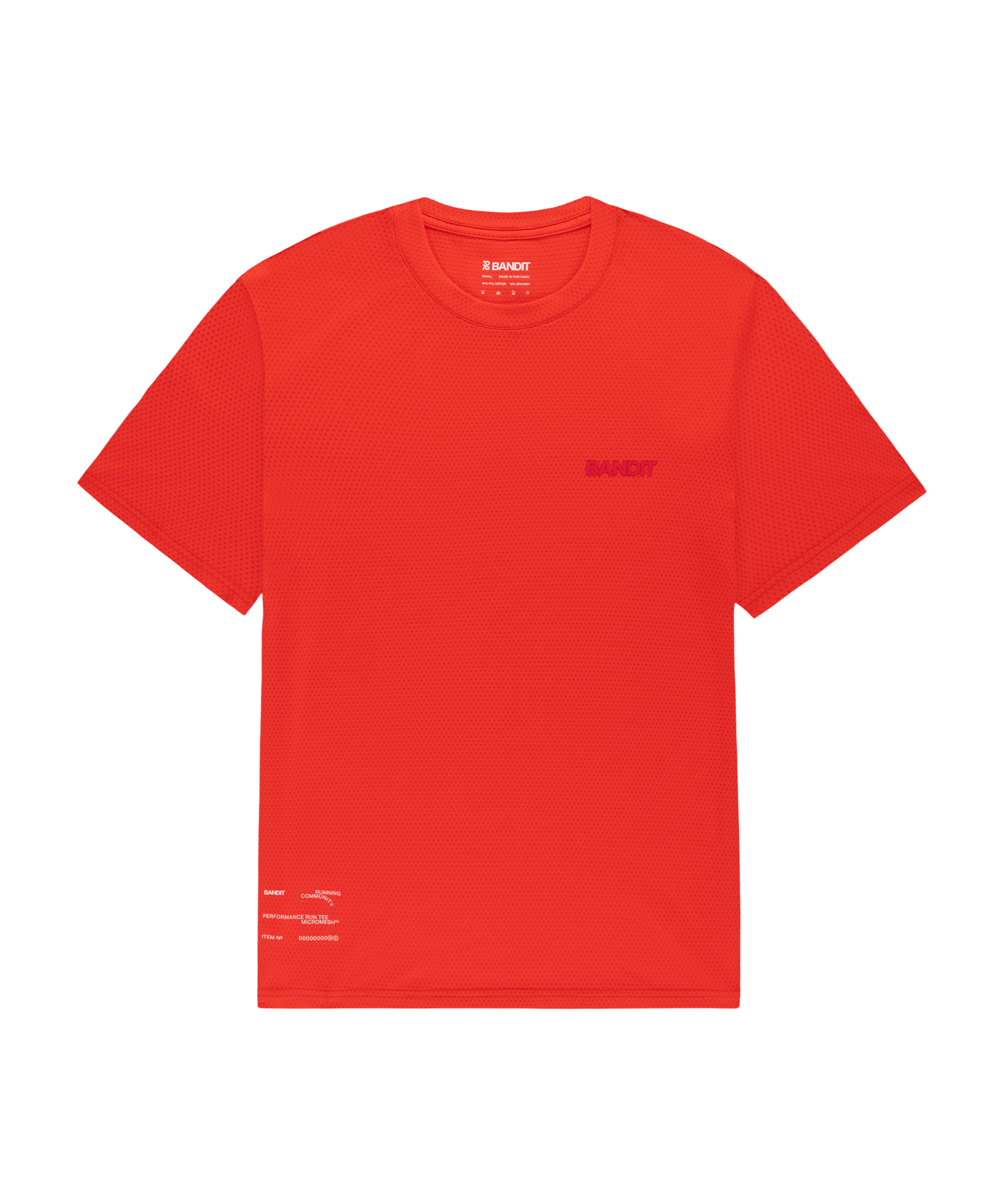 Bandit Men's Micromesh™ Run Tee – Poppy - Interval Running