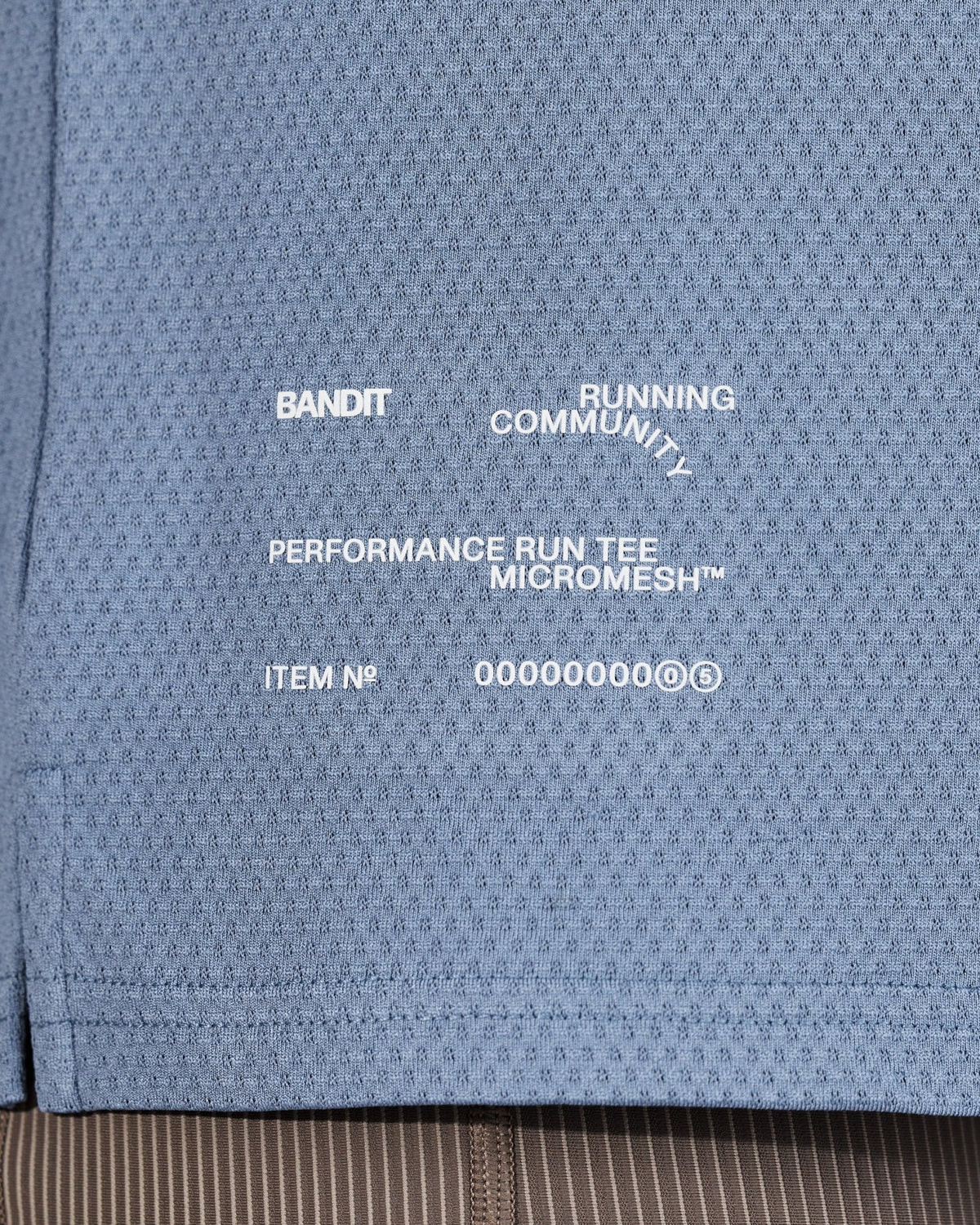 Bandit Men's Micromesh™ Run Tee – Steel Horizon - Interval Running