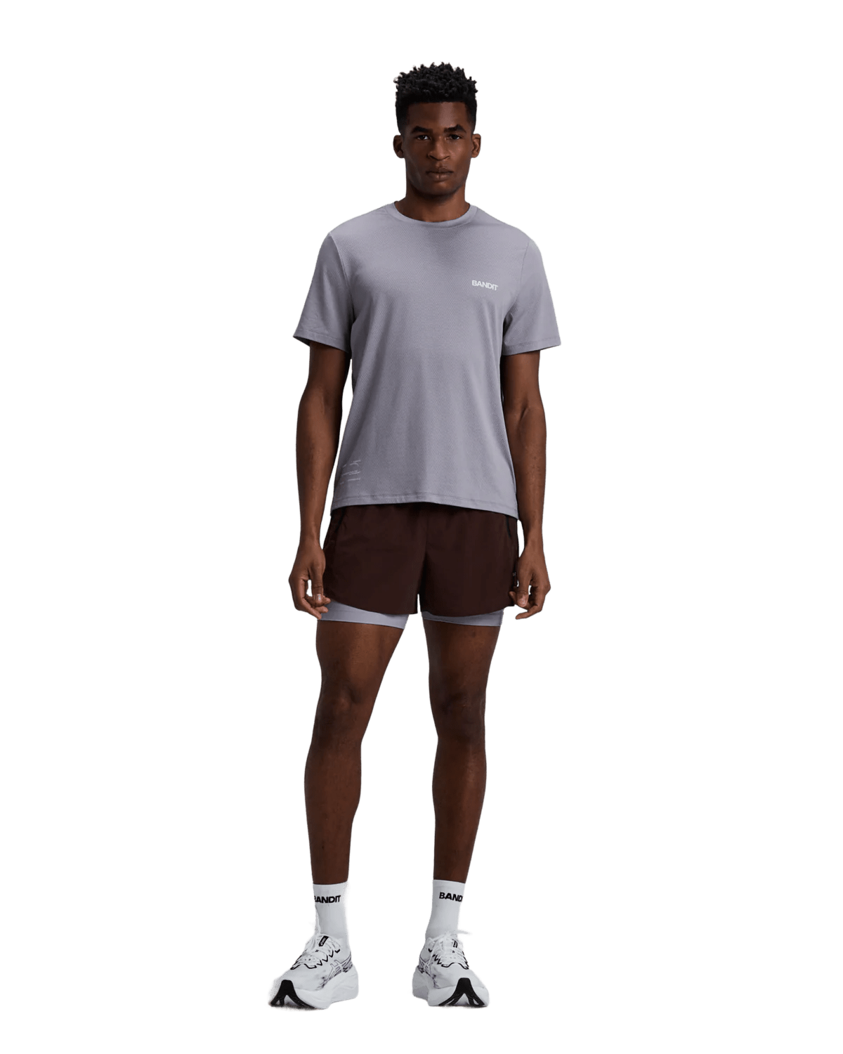 Bandit Men's Micromesh™ Run Tee – Violet Fog - Interval Running