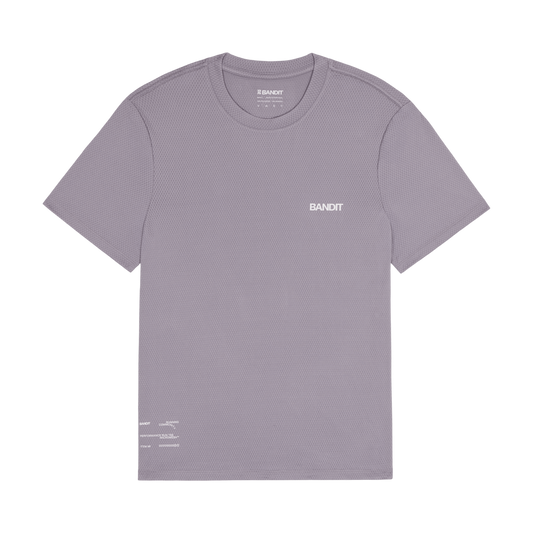 Bandit Men's Micromesh™ Run Tee – Violet Fog - Interval Running