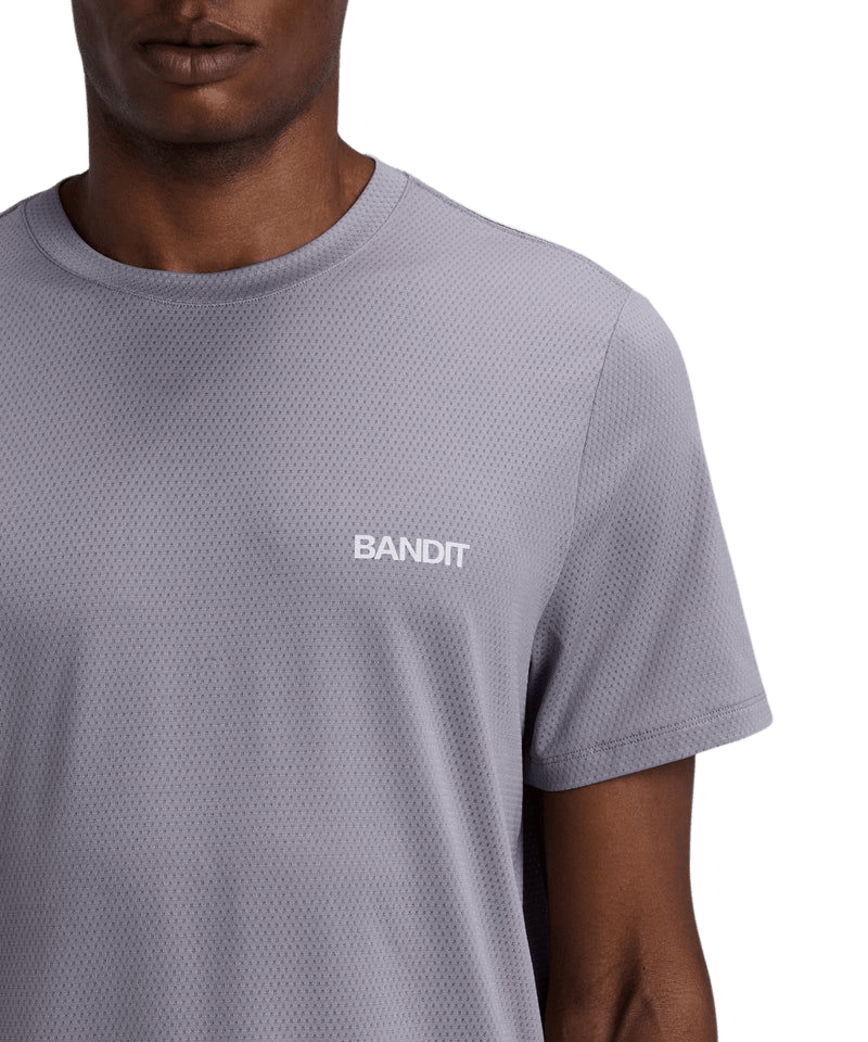 Bandit Men's Micromesh™ Run Tee – Violet Fog - Interval Running
